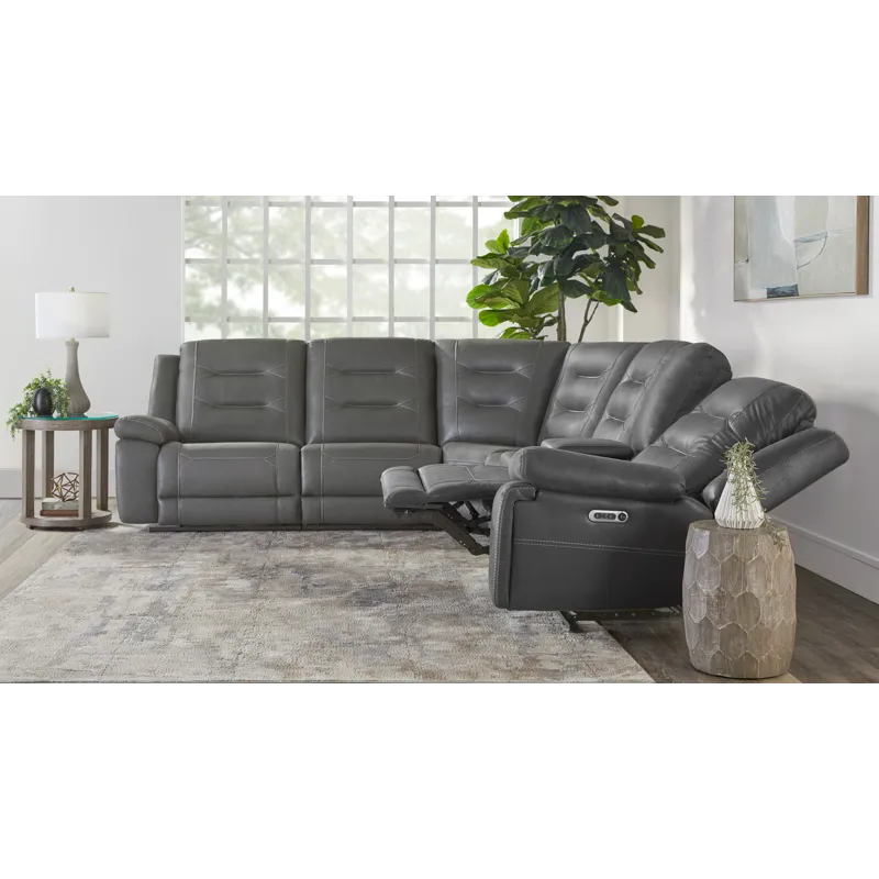 Caldwell Tahoe Charcoal Entertainment Console