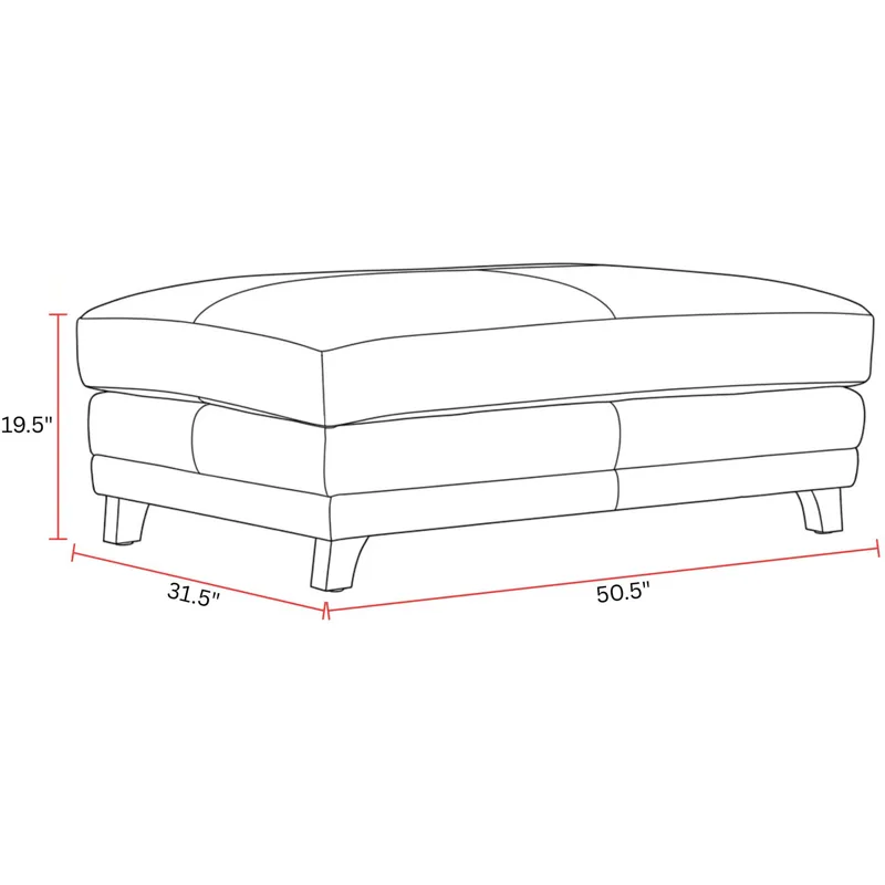 Hayden Renaissance Marigold Stationary Chair and a Half with Ottoman