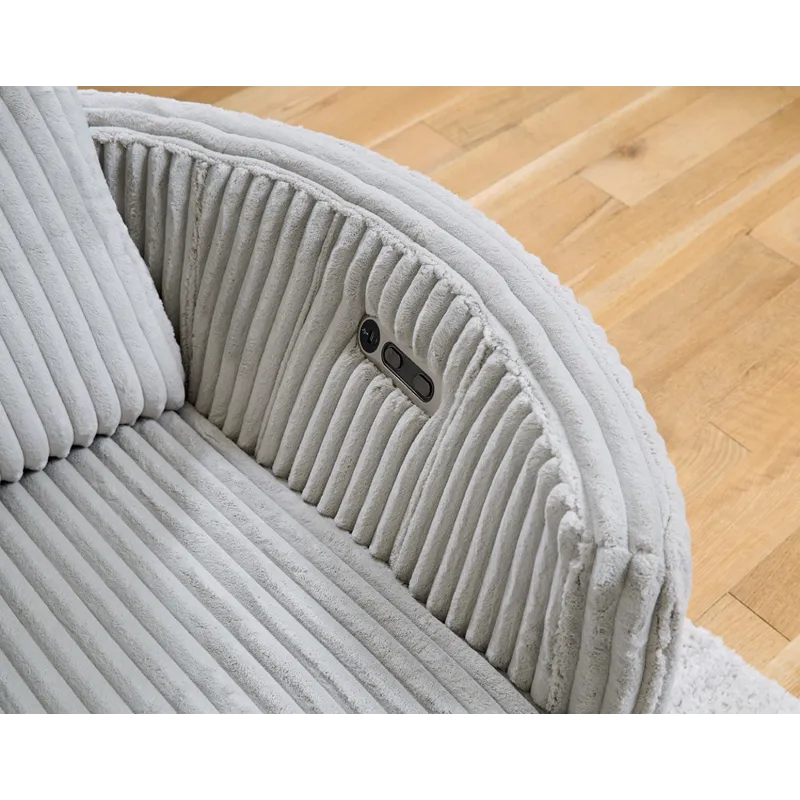 Radius Mega Grey Power Reclining Sofa and Two Recliners