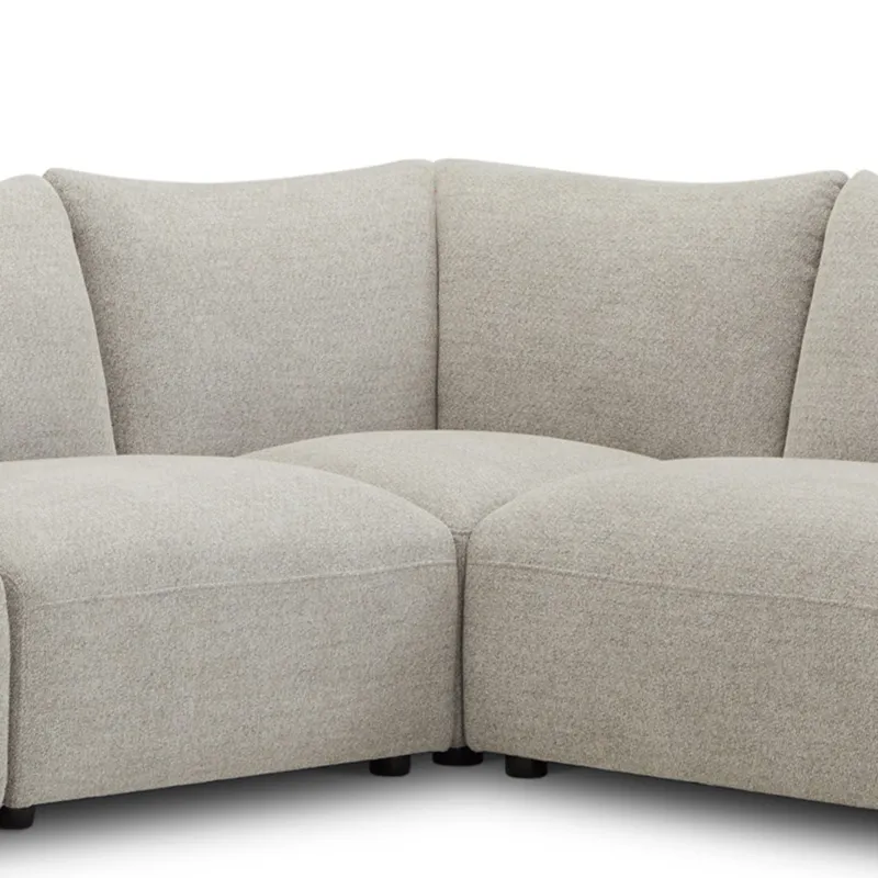 Playful Canes Cobblestone 6 Piece Modular Sectional
