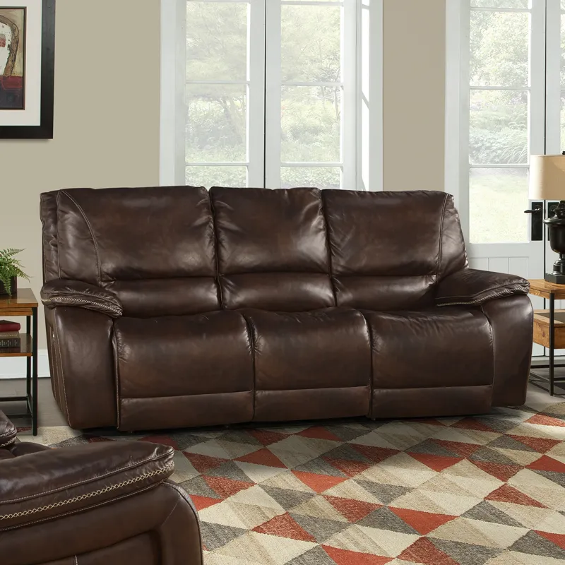Vail Burnt Sienna Power Reclining Sofa and Two Recliners