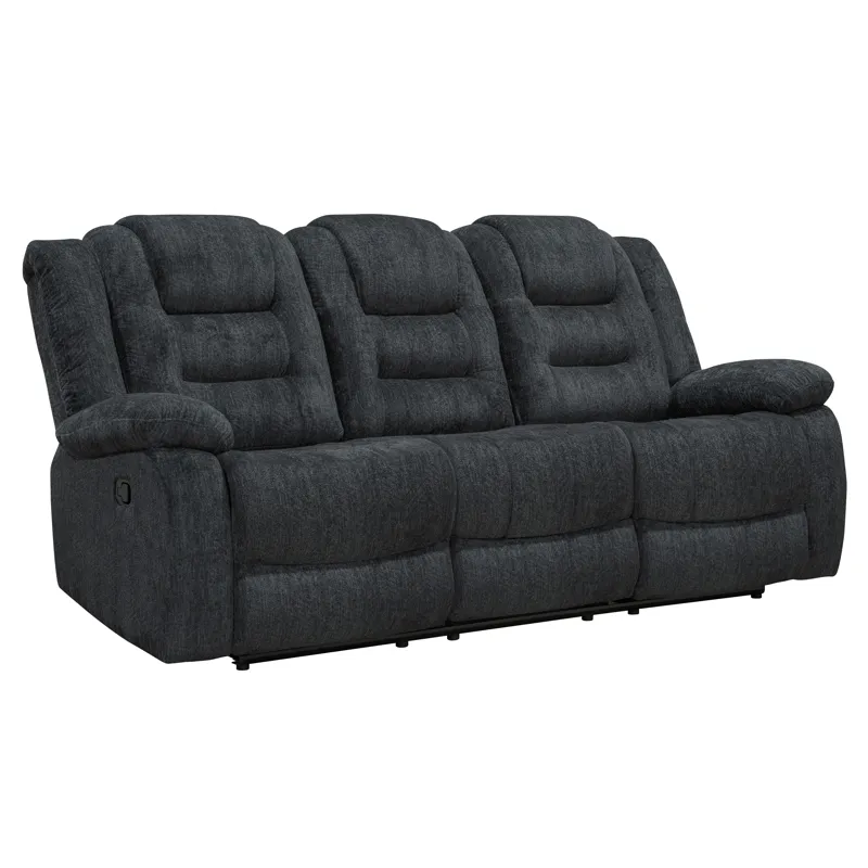 Bolton Misty Storm Manual Reclining Sofa Loveseat and Recliner