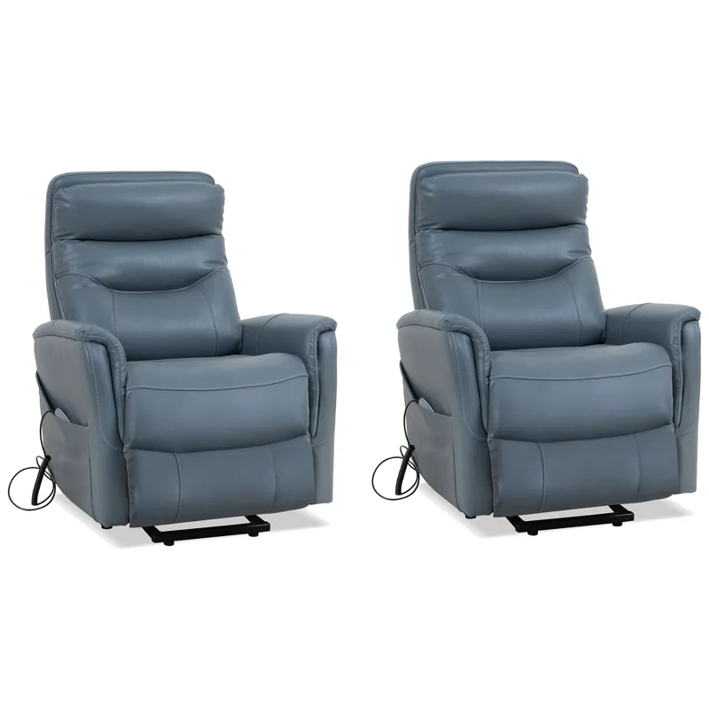 Gemini Softy Azure Power Lift Recliner with Articulating Headrest Two Pack