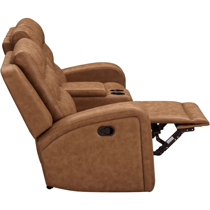 Napa Wrangler Clay Manual Console Loveseat