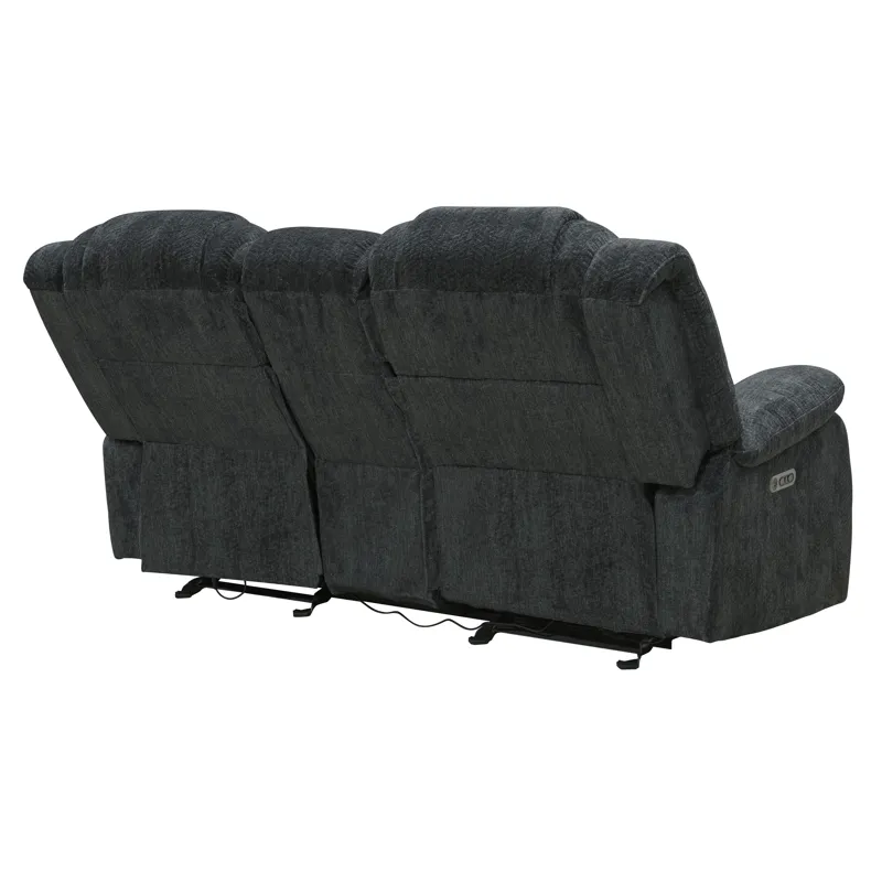 Bolton Misty Storm Manual Reclining Sofa Loveseat and Recliner