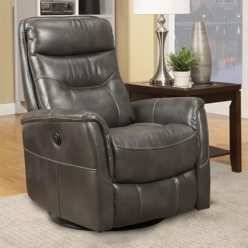 Gemini Flint Power Swivel Glider Recliner Two Pack
