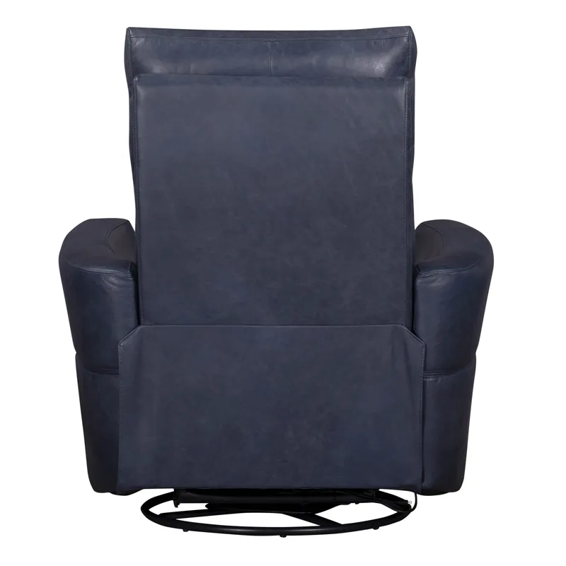 Remmington Vintage Navy Power Swivel Glider Recliner P2 Two Pack