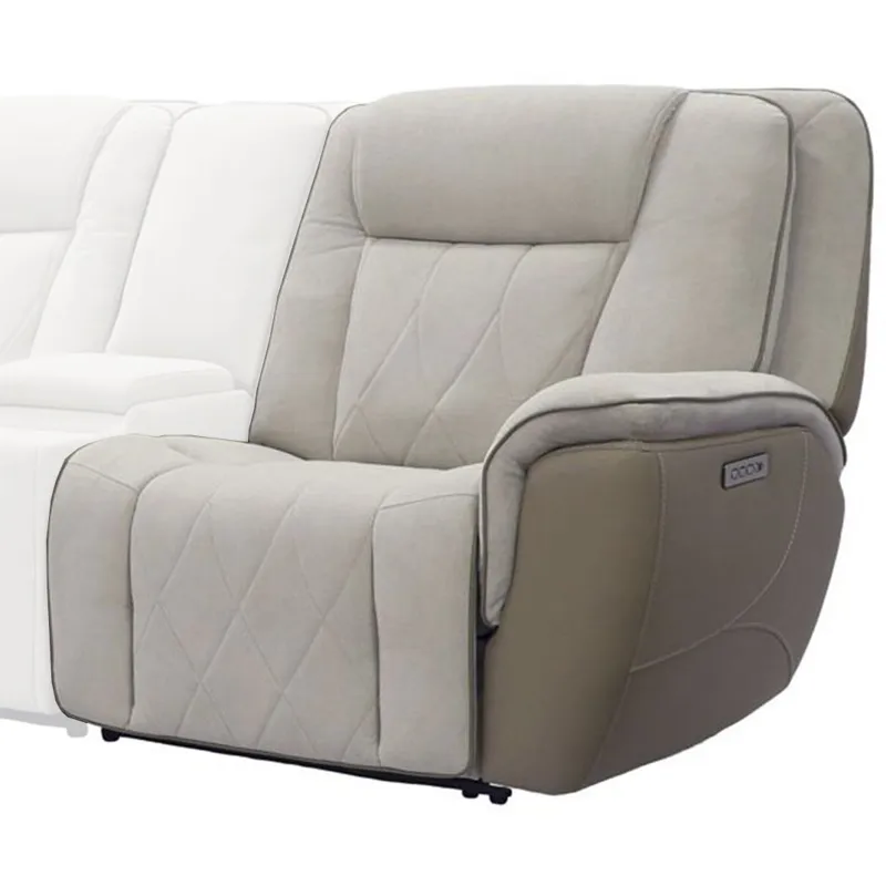 Ian Luxe Mocha Power Zero Gravity Right Arm Facing Recliner P3