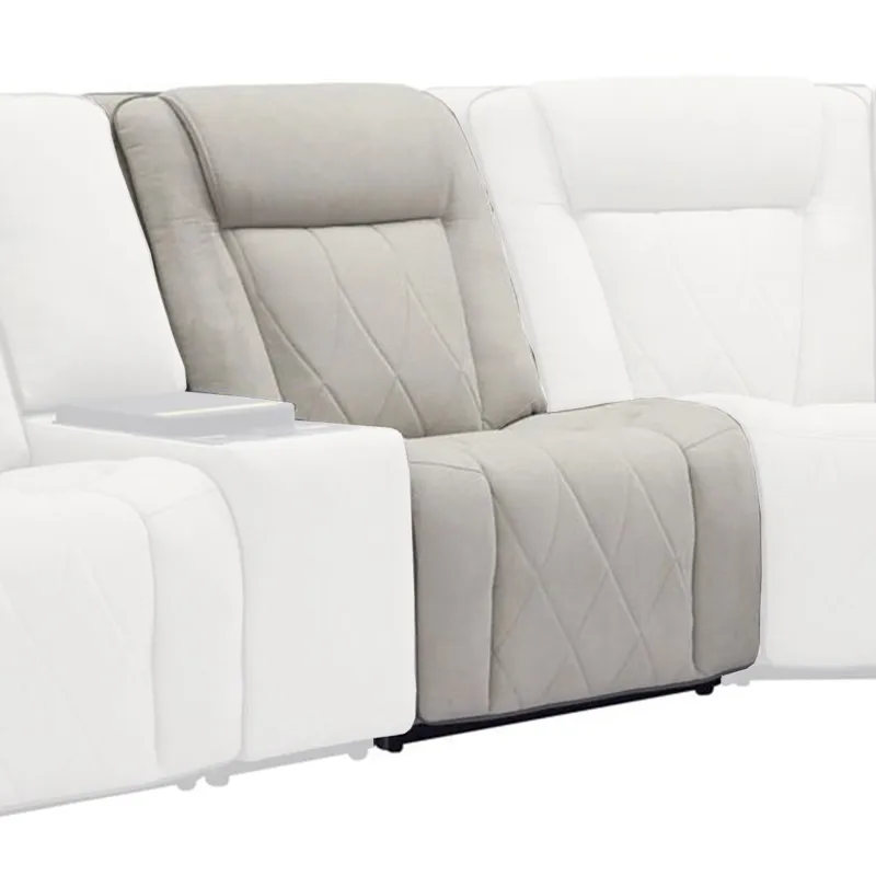 Ian Luxe Mocha Armless Chair