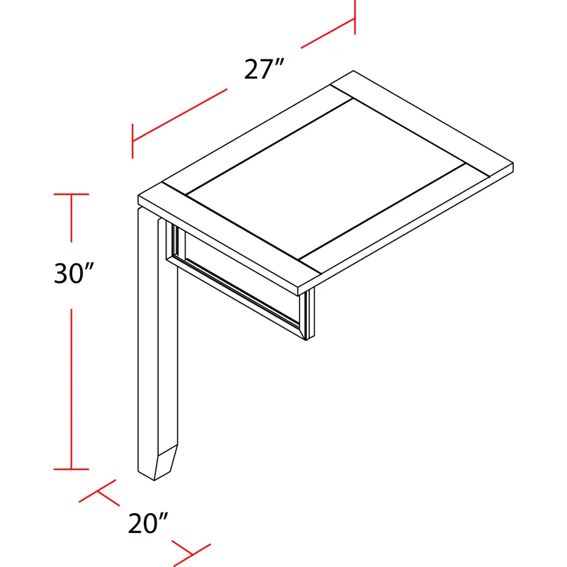 Boca Corner Table