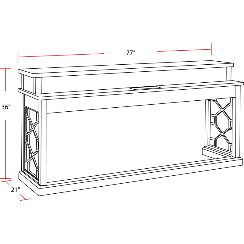Sundance Smokey Grey Cocktail Table with 2 End Tables and Console Table
