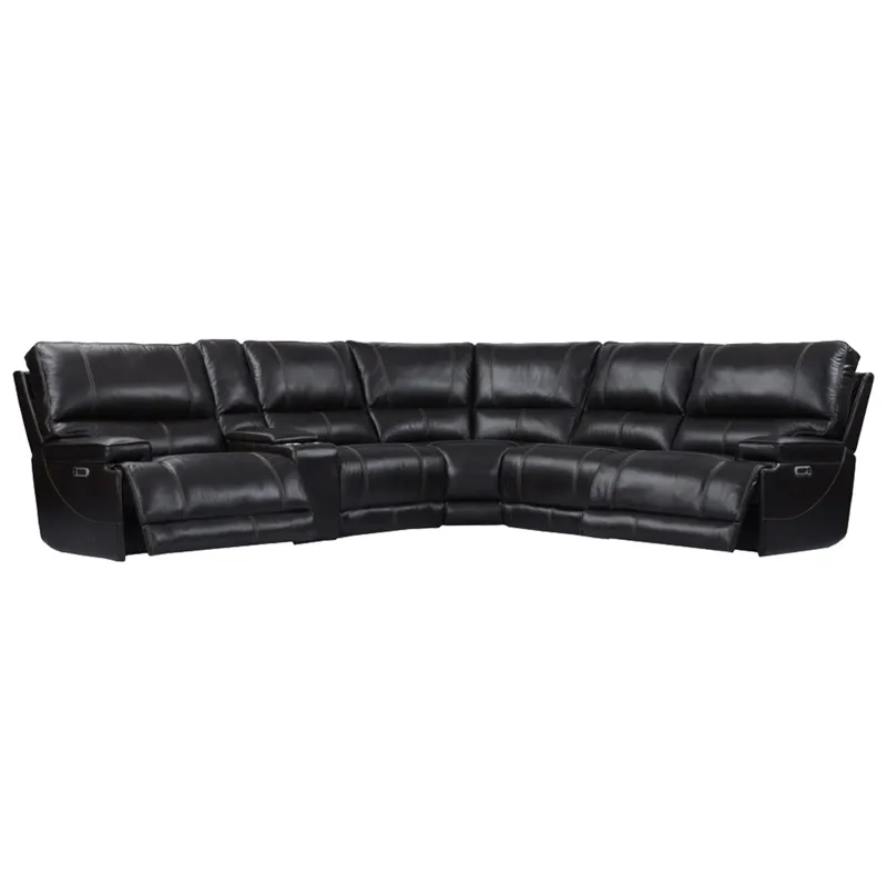 Whitman Verona Coffee - Powered By Freemotion 6 Piece Modular Power Reclining Sectional with Power A