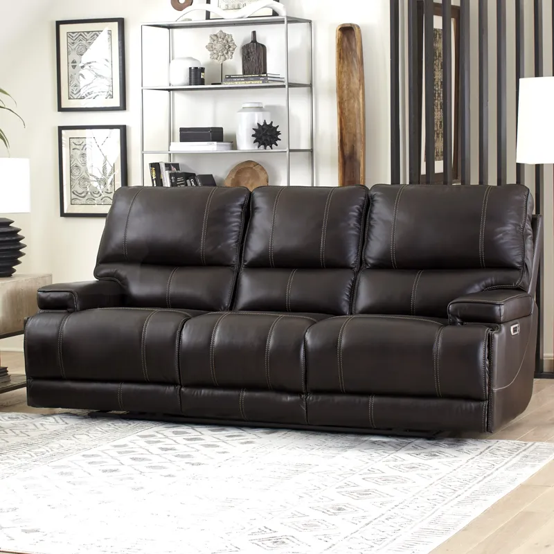 Whitman Verona Coffee - Powered By Freemotion Power Reclining Sofa and Two Recliners