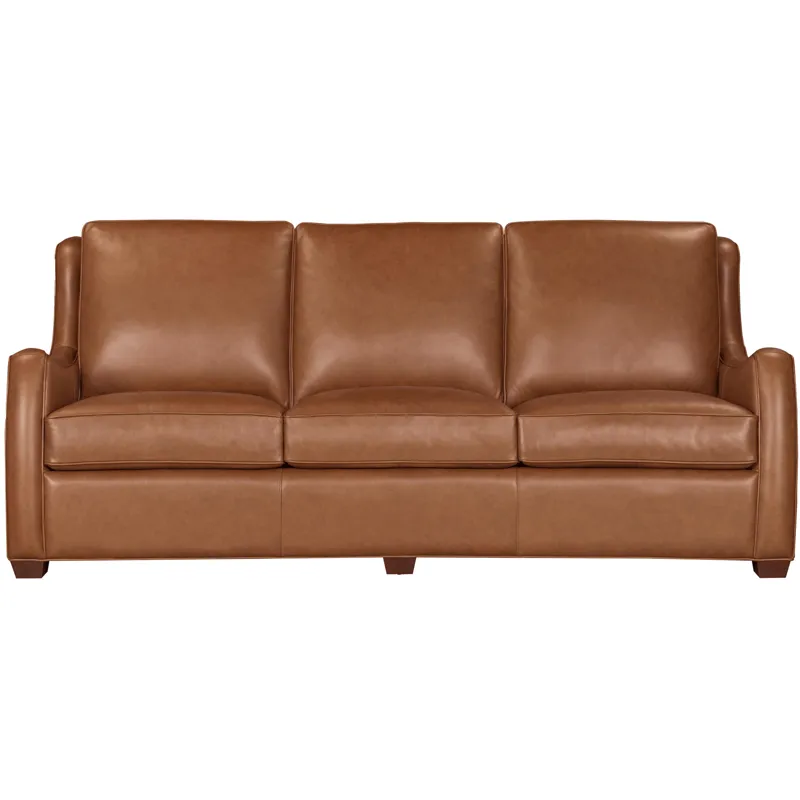 Channing Renaissance Cinnamon Stationary Sofa