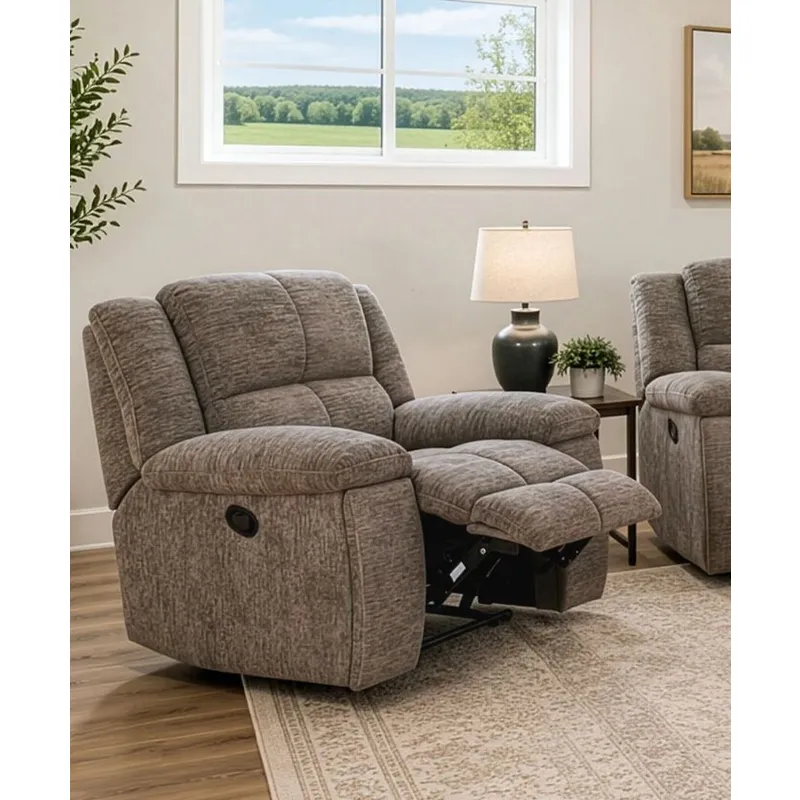 Buster Cabot Stone Recliner Two Pack