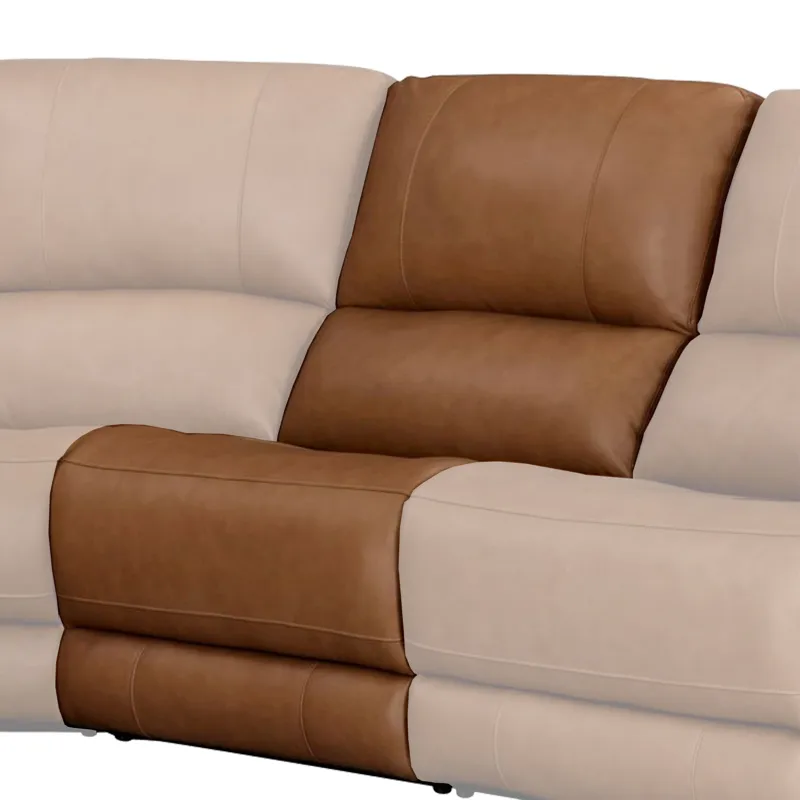 Belmont Lyric Caramel Armless Chair