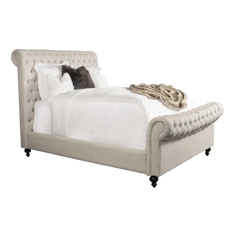 Jackie Crepe Queen Bed