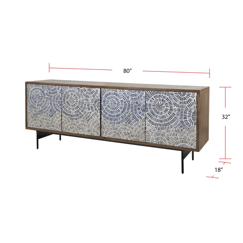 Crossings Cocoa Beach 80 Inch Console
