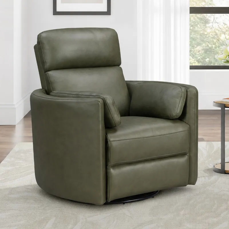 Radius Lyric Sage Swivel Power Glider Recliner Two Pack