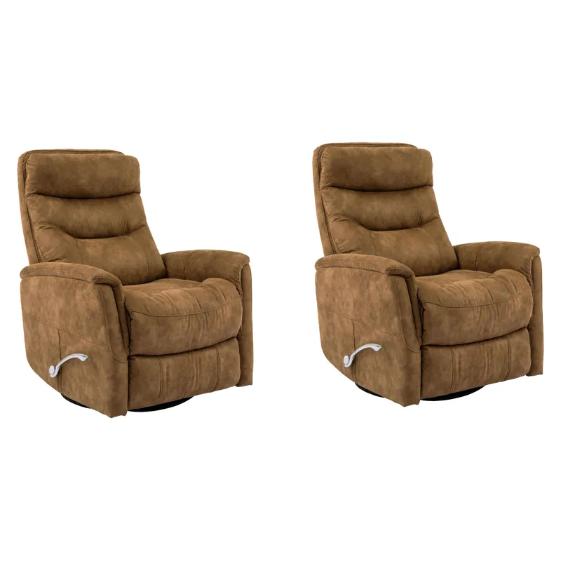 Gemini Autumn Swivel Glider Recliner Two Pack