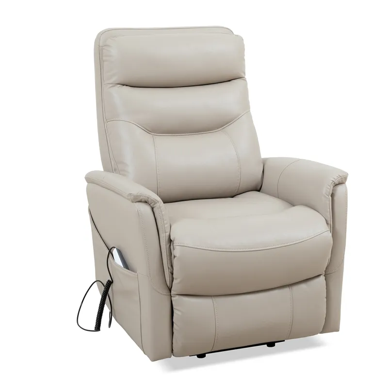 Gemini Softy Ivory Power Lift Recliner with Articulating Headrest Two Pack