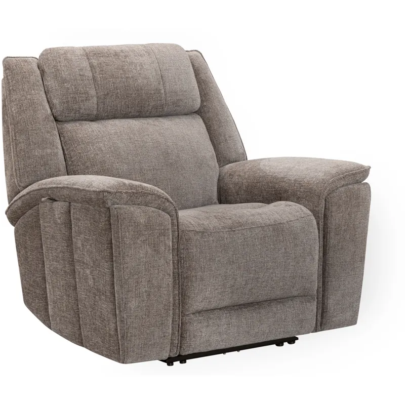 Colton Branson Tweed Power Zero Gravity Sofa and 2 Recliners with Immersive Audio
