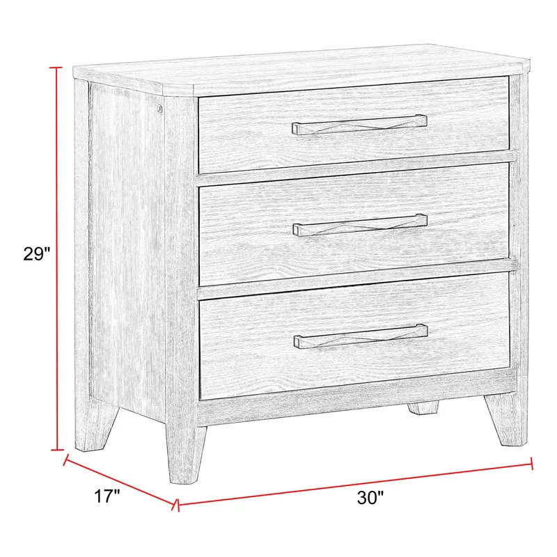 Breckenridge Bedroom King Bed with 2 Nightstands