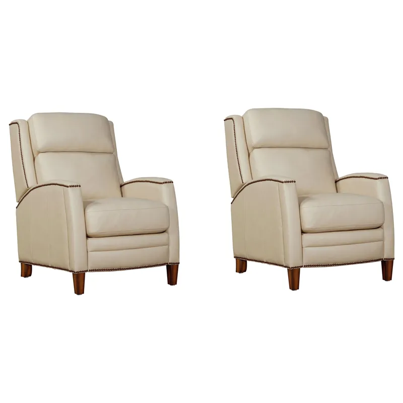 Vermont Pearl Glow Power Cordless High Leg Recliner P2 Two Pack