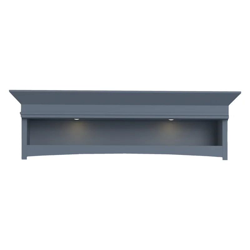 Americana Modern Denim Hutch Bridge with LED Light