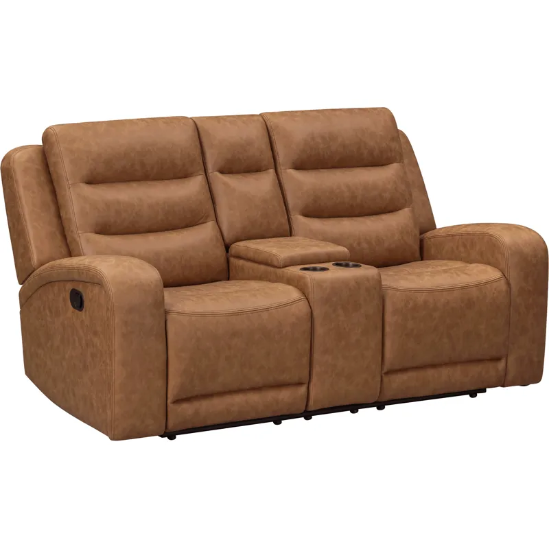 Napa Wrangler Clay Manual Console Loveseat