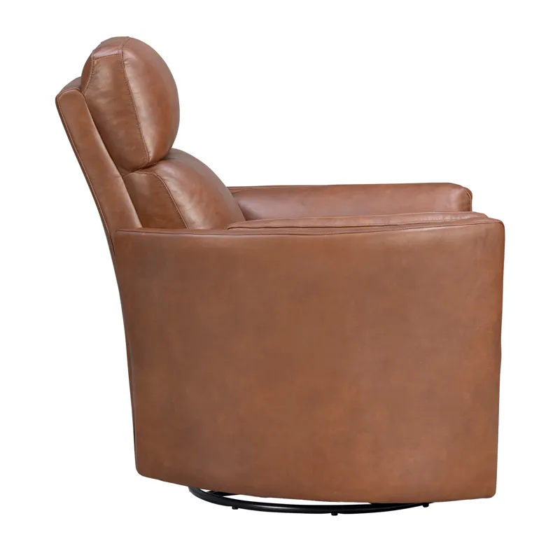 Radius Vintage Whiskey Swivel Power Glider Recliner Two Pack