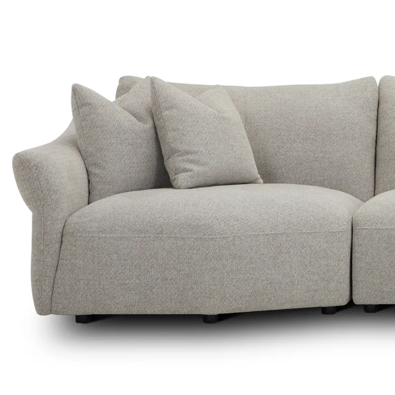 Playful Canes Cobblestone 6 Piece Modular Sectional