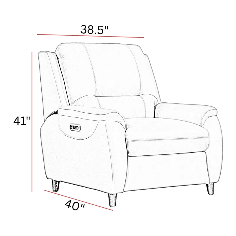 Austin Caramel Cream Power Reclining Sofa and Recliner
