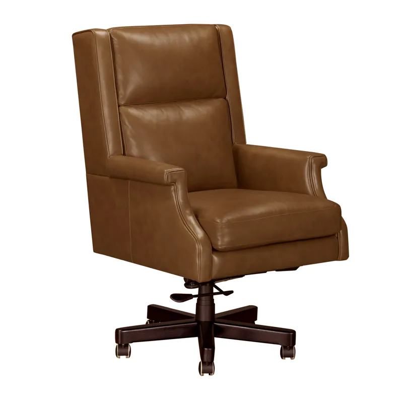 Dc132 Renaissance Chestnut Leather Desk Chair