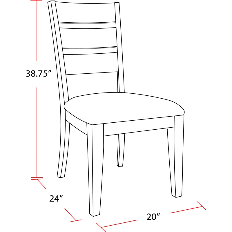 Cedar Fork Dining Dining Chair Two Pack