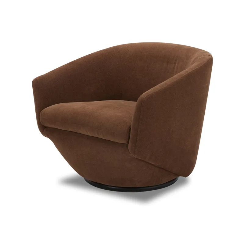 The Twist Elise Rust Swivel Chair