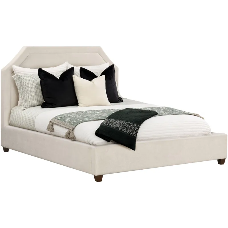 Gwen Mellow Flax King Bed 6/6