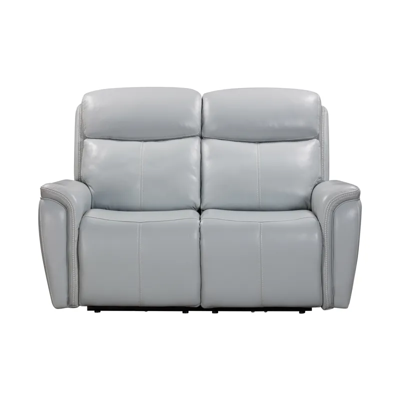 Cascade Seamist Grey Power Reclining Sofa and Loveseat