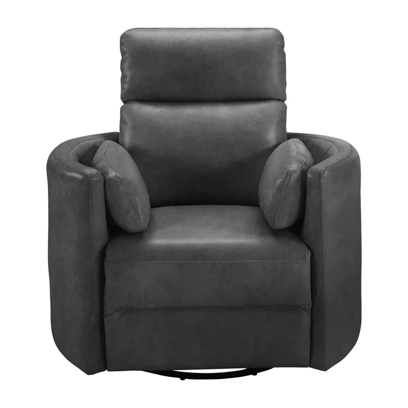 Radius Vintage Slate Power Swivel Glider Recliner