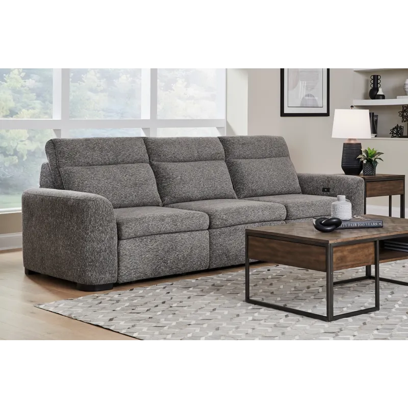 Kline Nightfall 3 Piece Modular Slider Sofa