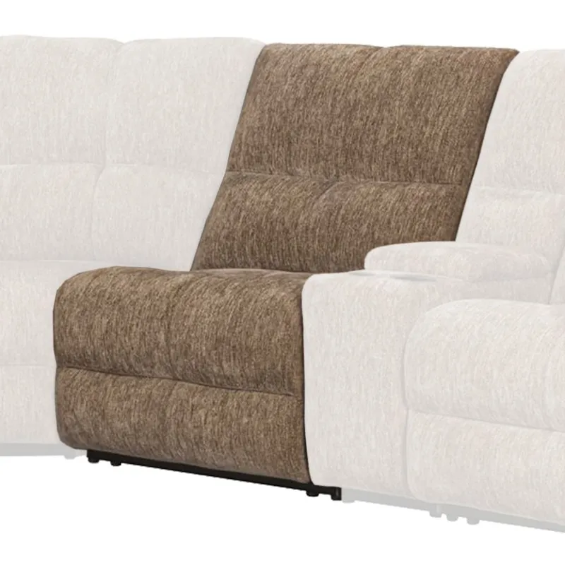 Bronco Power Plush Tobacco Power Armless Zero Gravity Recliner P2