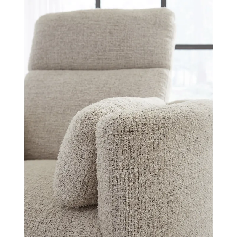 Radius Burlap Manual Swivel Recliner Two Pack