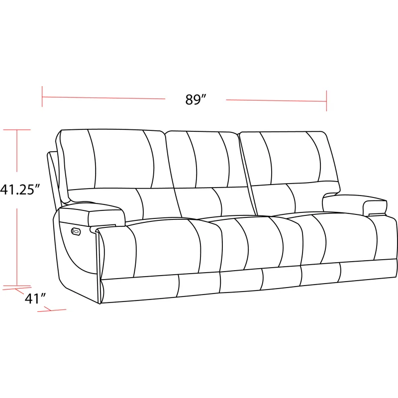 Whitman Verona Coffee - Powered By Freemotion Power Reclining Sofa and Two Recliners