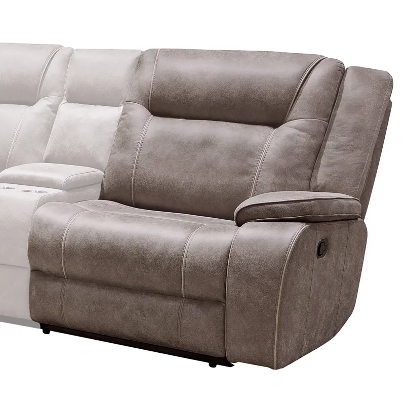 Blake Desert Taupe Manual Right Arm Facing Recliner