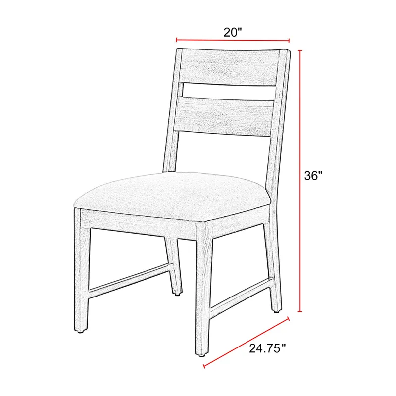 Portico Dining Ladderback Dining Chair (2/CTN Sold in pairs)