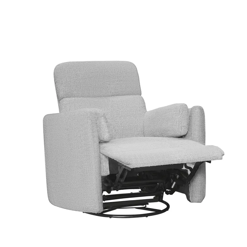 Radius Angora Linen Manual Swivel Recliner Two Pack