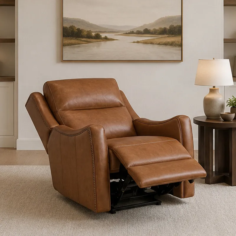 Channing Renaissance Cinnamon Power Zero Gravity Recliner Two Pack