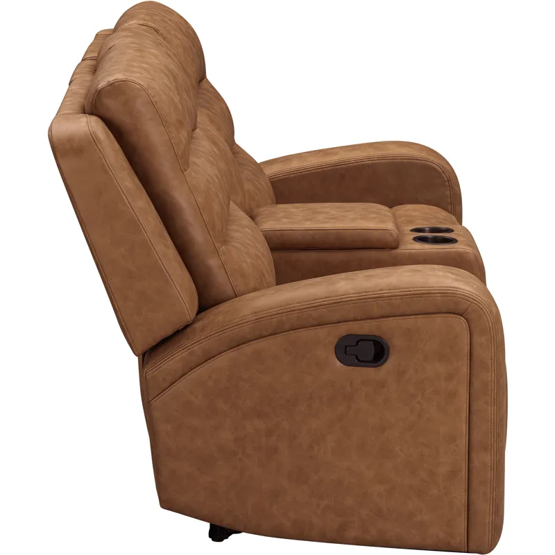 Napa Wrangler Clay Manual Console Loveseat