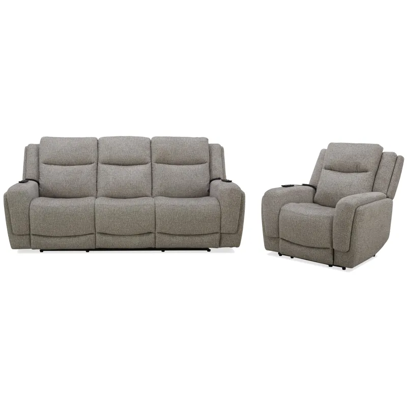 Penfield Frappe Power Reclining Sofa and Recliner