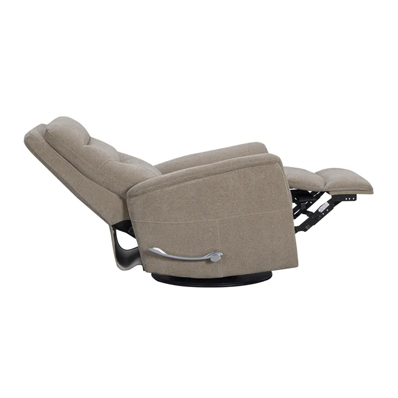 Gemini Snazzy Taupe Manual Swivel Glider Recliner